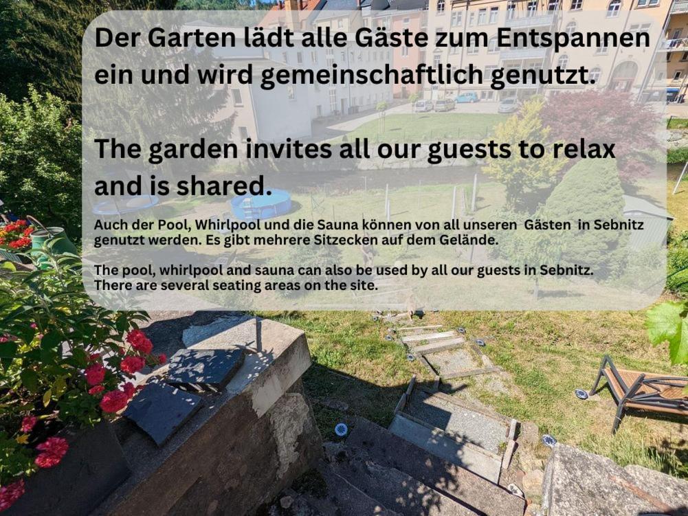 Hw1b - Urlaubsmagie Gemeinschaftsgarten Mit Pool, Sauna & Terrasse Sebnitz