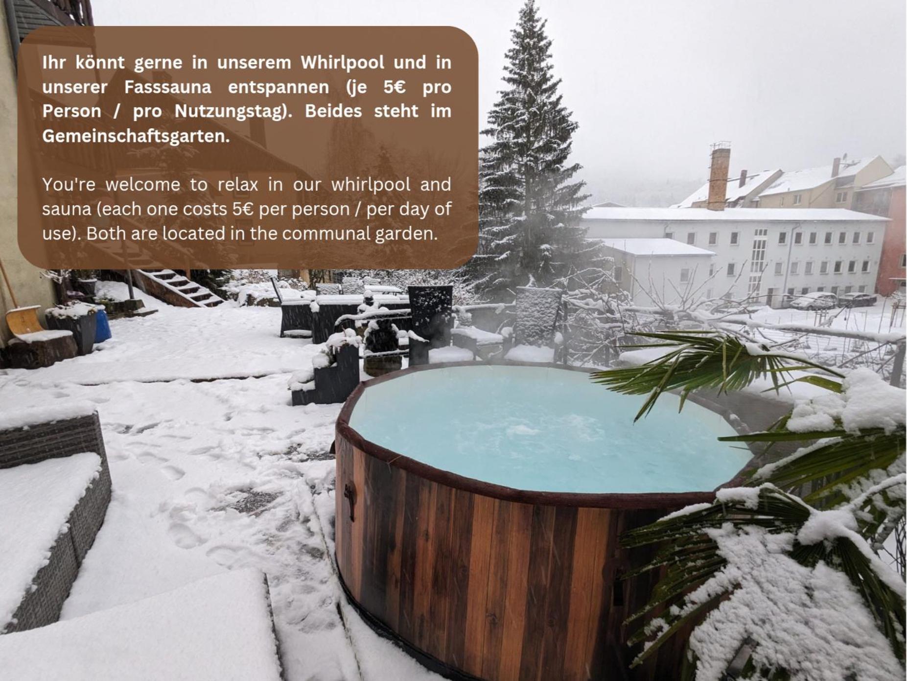 Hw1b - Urlaubsmagie Gemeinschaftsgarten Mit Pool, Sauna & Terrasse Sebnitz